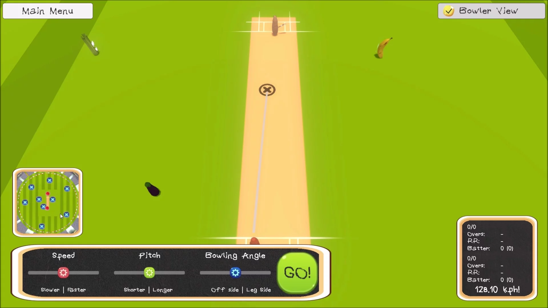 Изображение игры: Spud Cricket VR