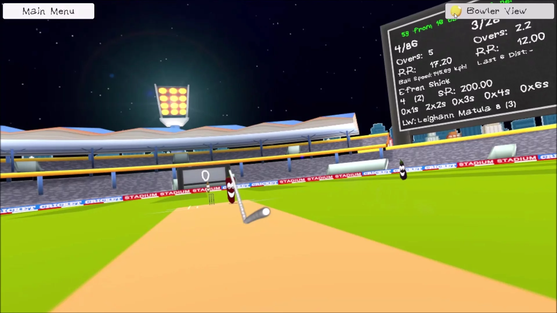 Изображение игры: Spud Cricket VR