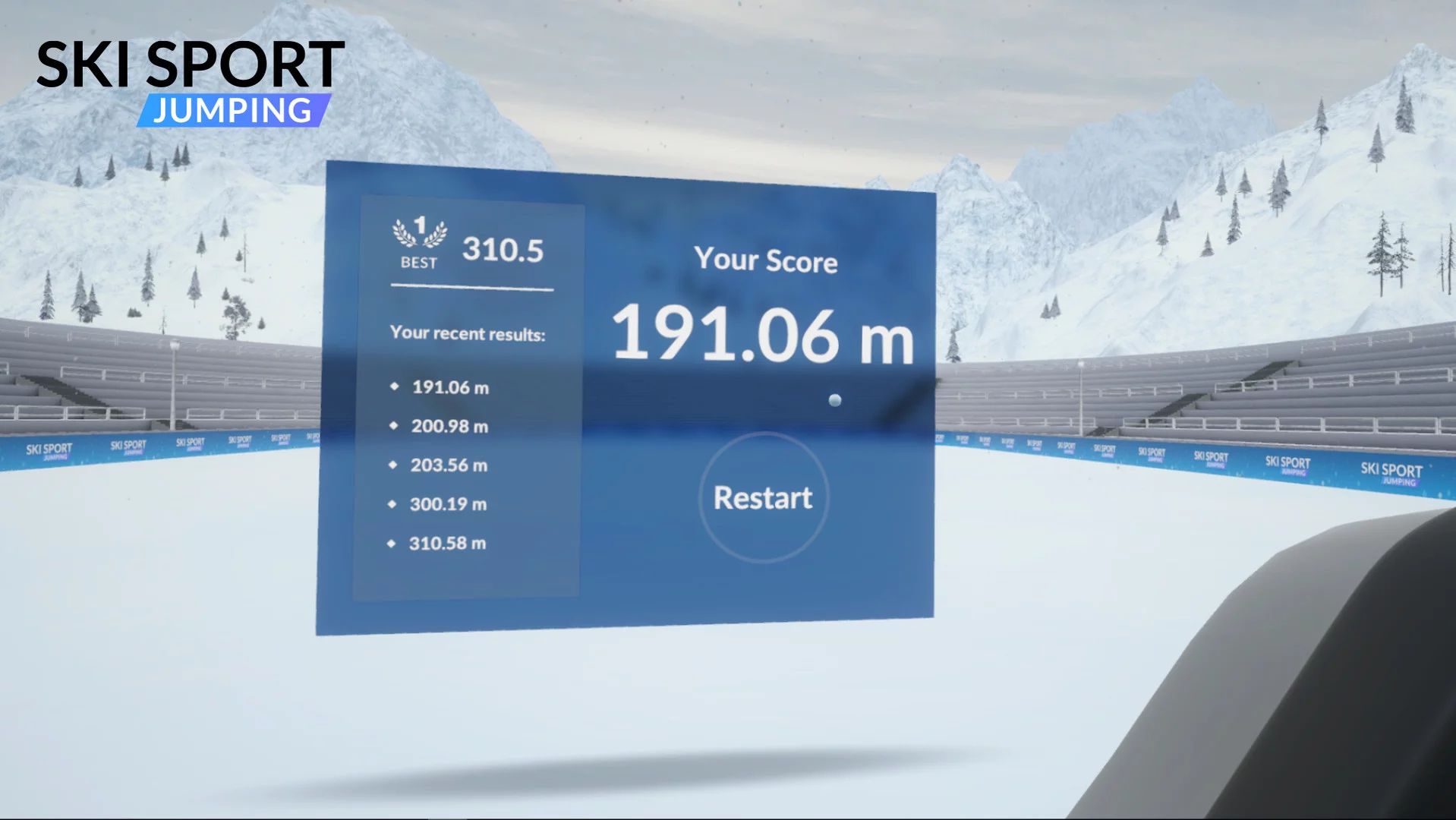 Изображение игры: Ski Sport: Jumping VR