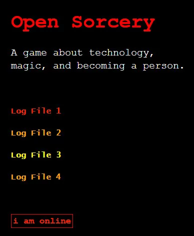 Изображение игры: Open Sorcery