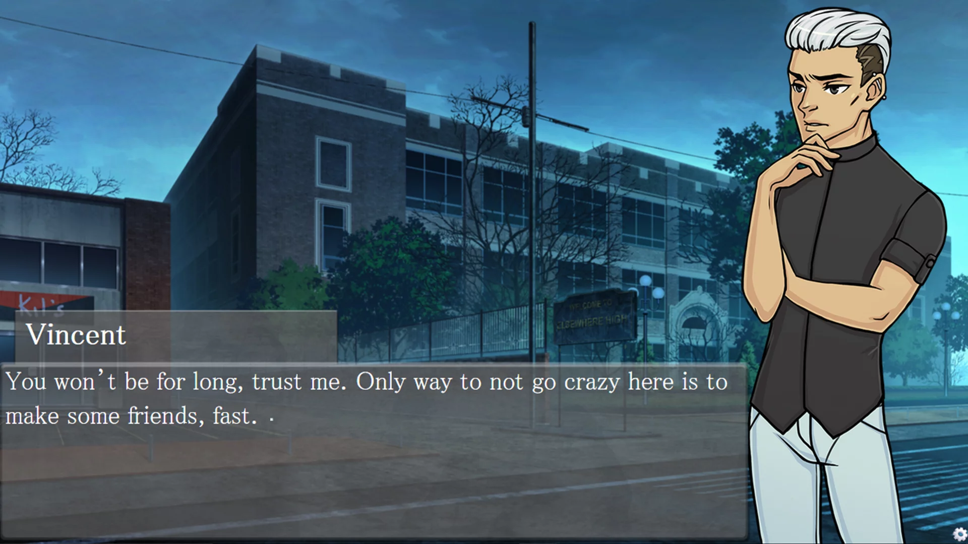 Изображение игры: Elsewhere High: Chapter 1 - A Visual Novel