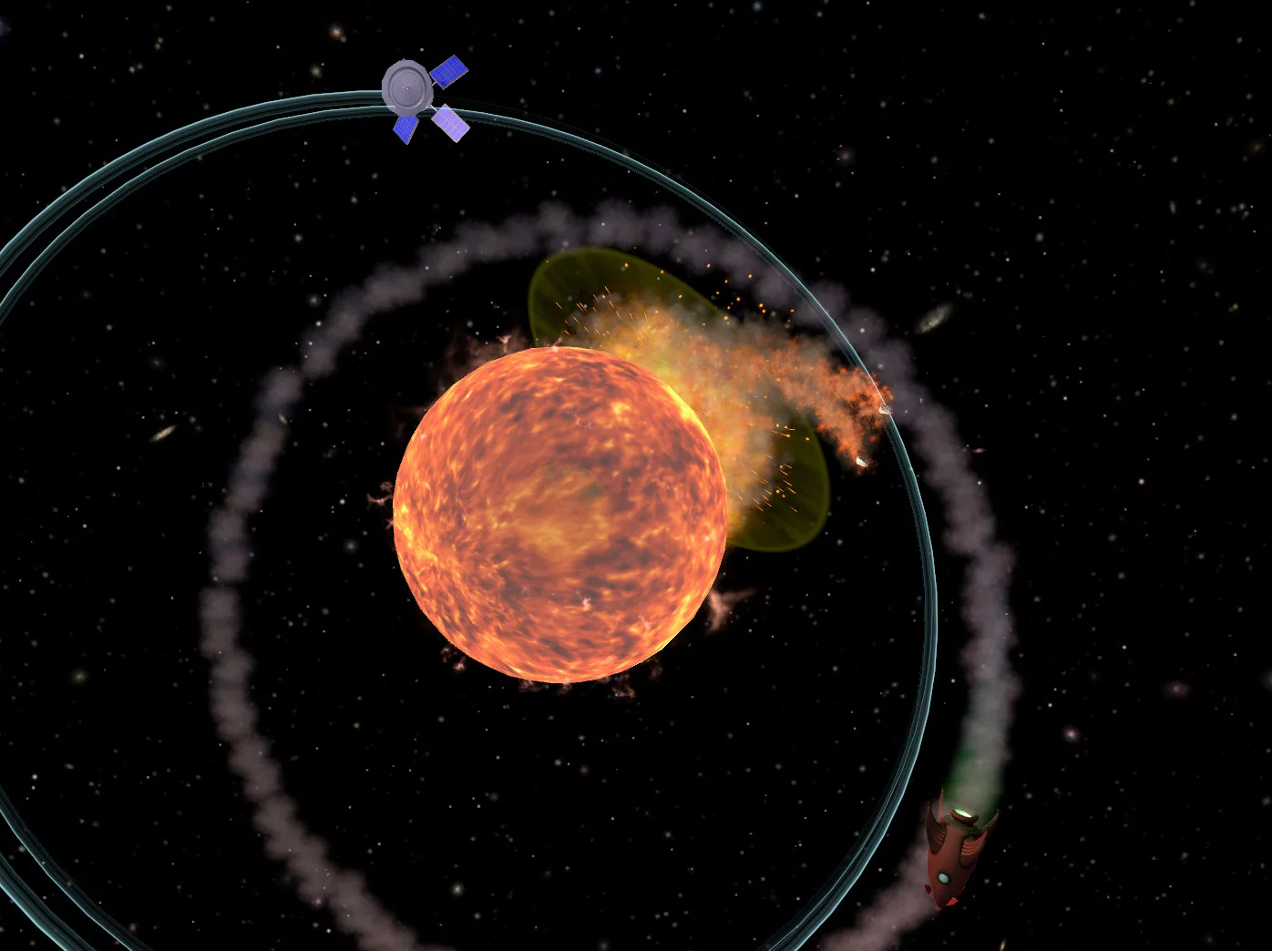 Изображение игры: Orbital Injection