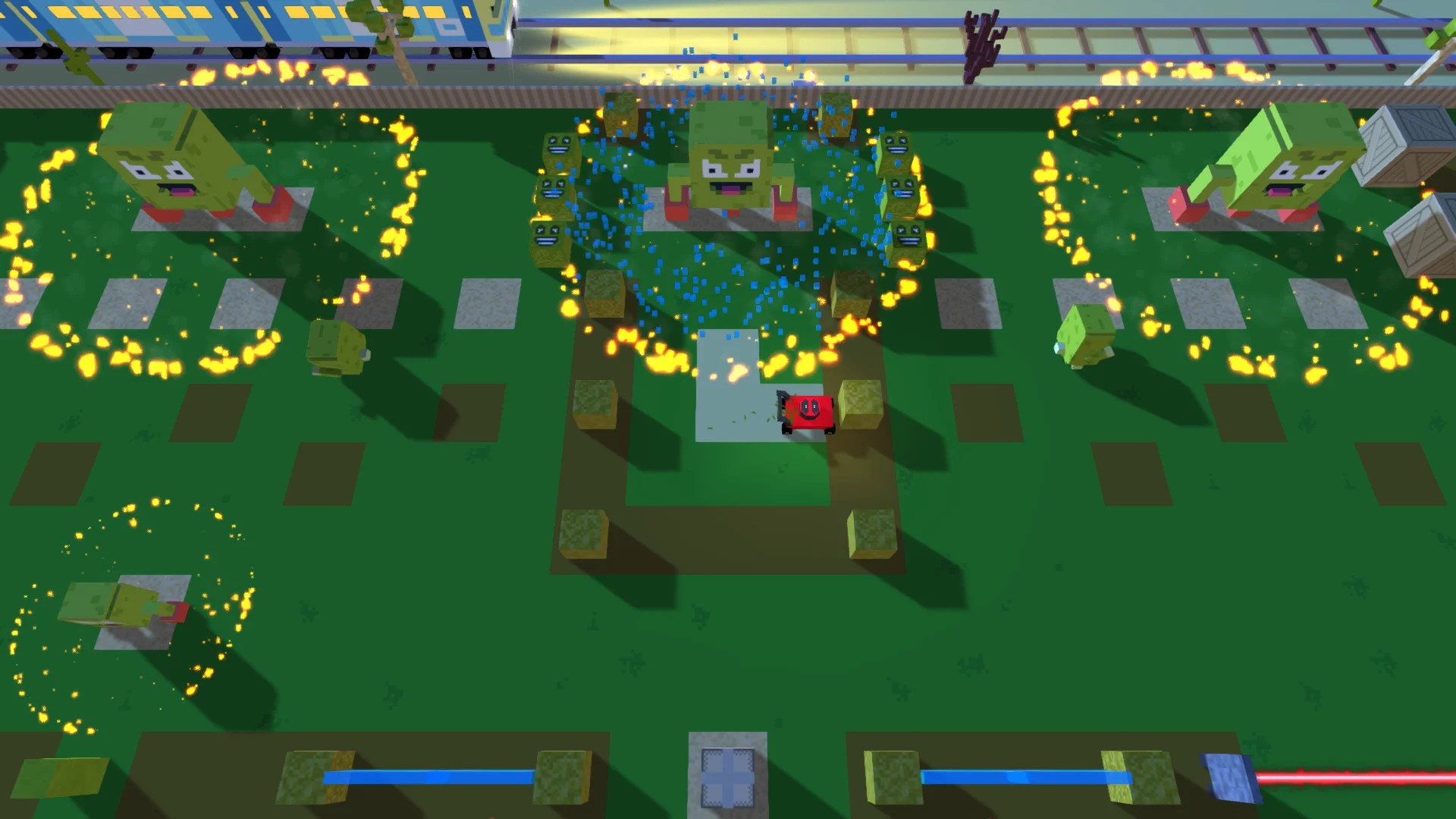Изображение игры: Grass Cutter - Mutated Lawns