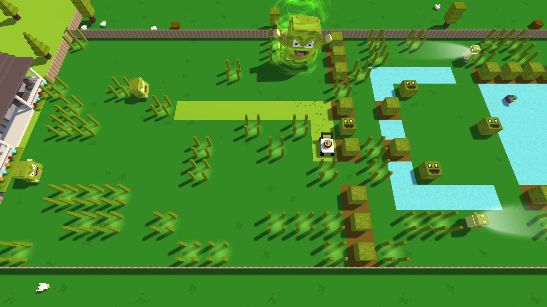 Изображение игры: Grass Cutter - Mutated Lawns