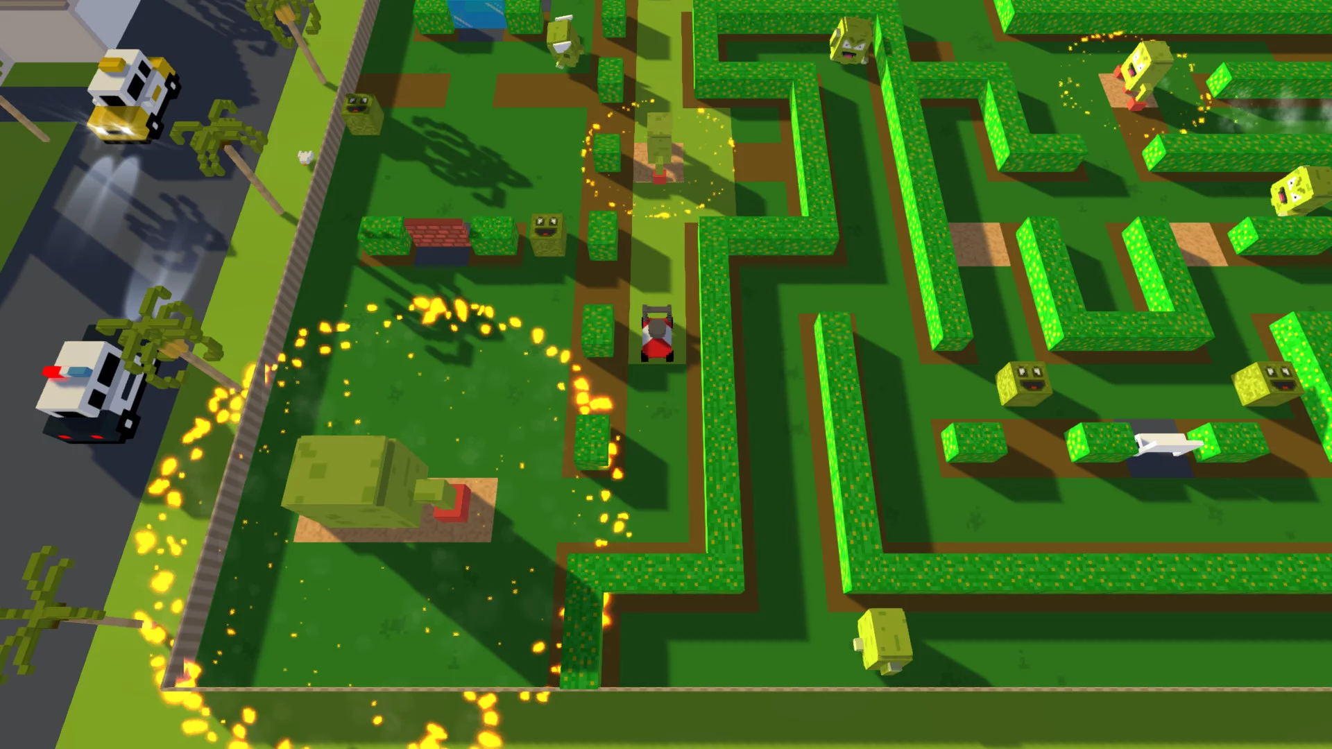 Изображение игры: Grass Cutter - Mutated Lawns