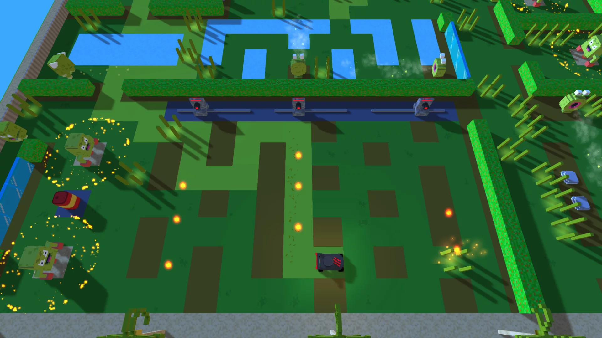 Изображение игры: Grass Cutter - Mutated Lawns