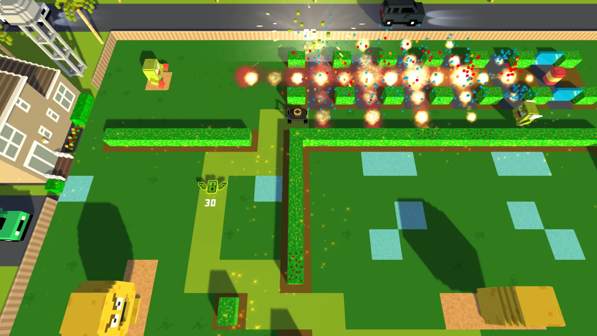 Изображение игры: Grass Cutter - Mutated Lawns