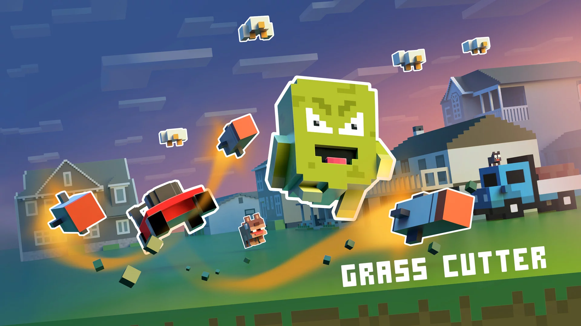 Изображение игры: Grass Cutter - Mutated Lawns