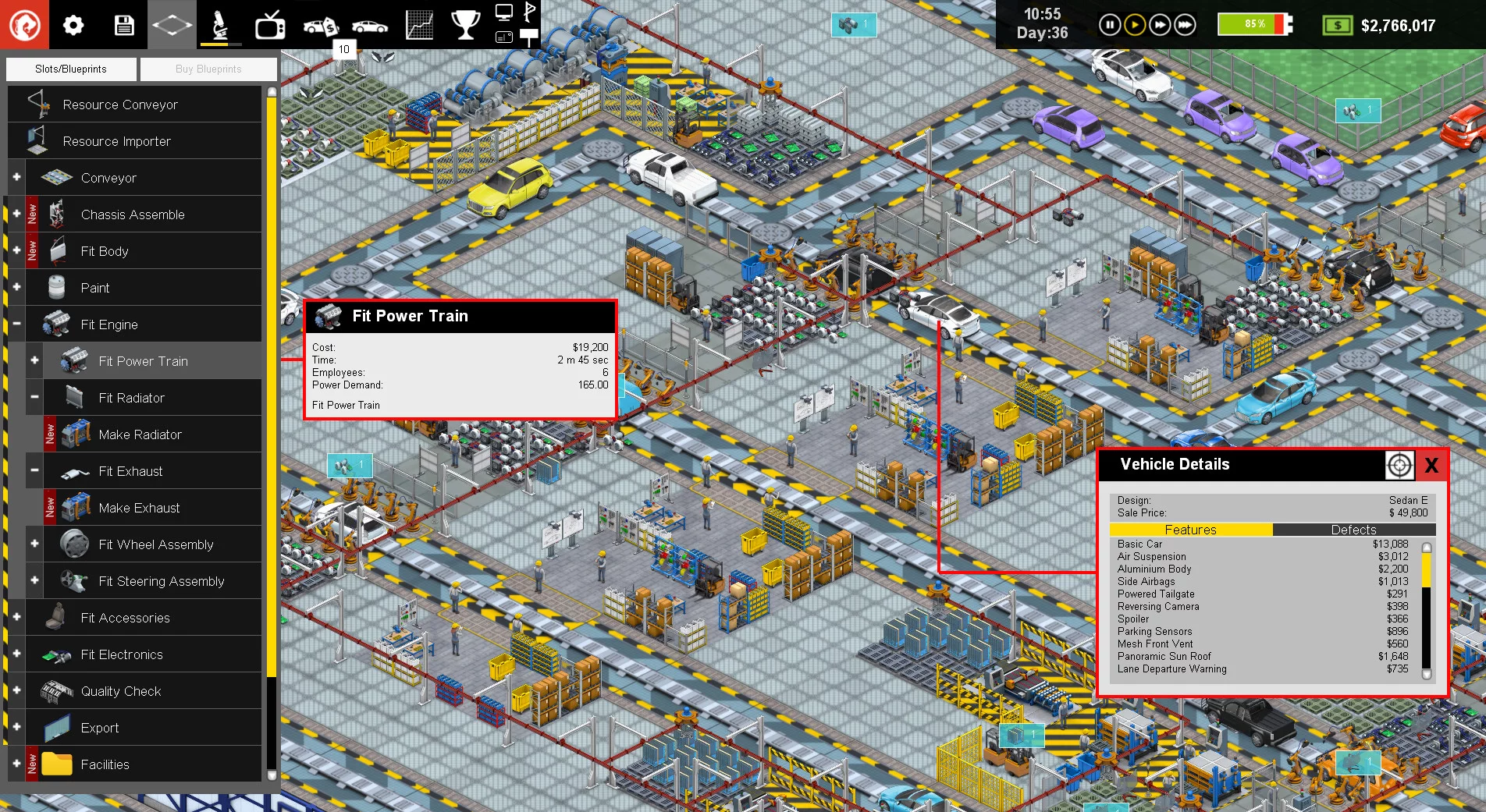 Изображение игры: Production Line : Car factory simulation