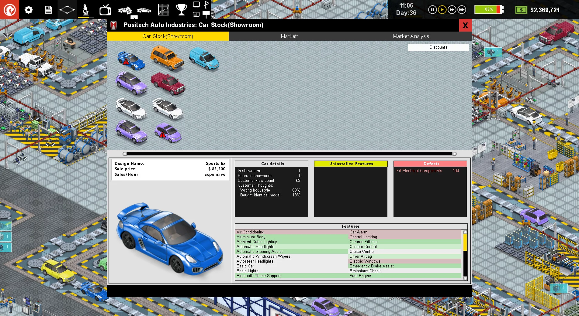 Изображение игры: Production Line : Car factory simulation
