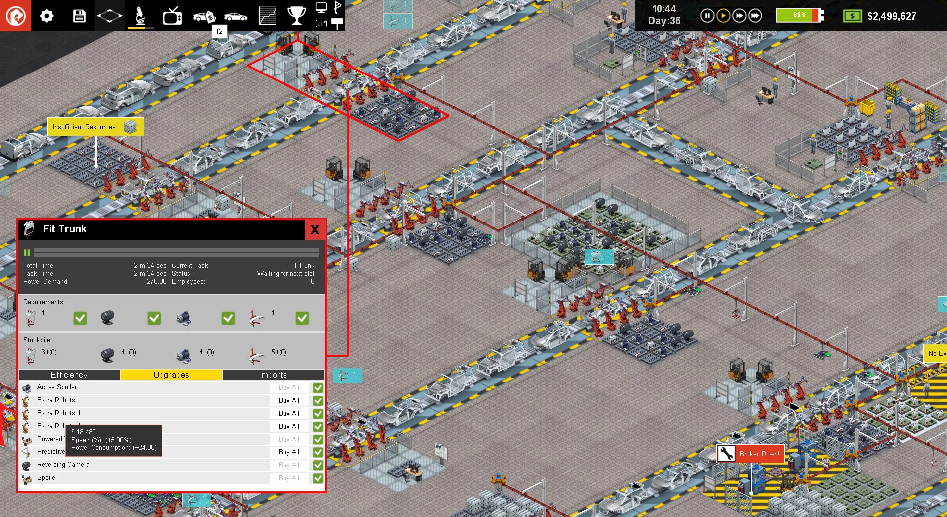 Изображение игры: Production Line : Car factory simulation