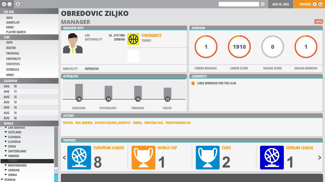 Изображение игры: World Basketball Manager 2