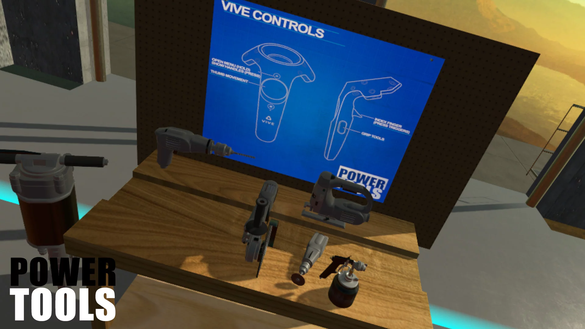 Изображение игры: Power Tools VR