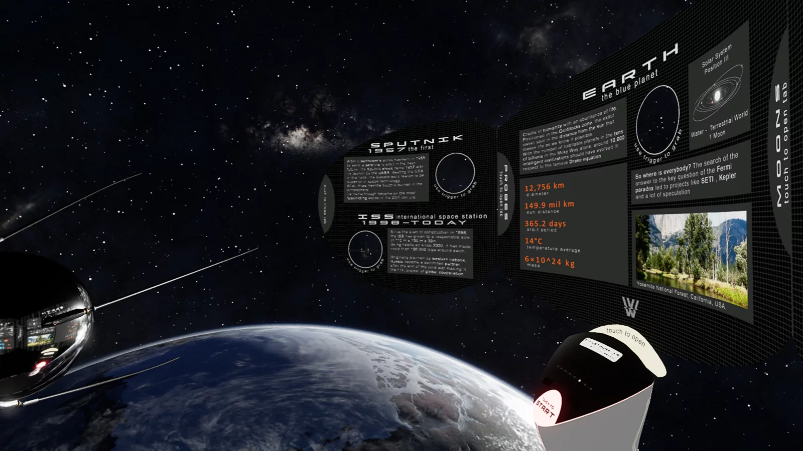 Изображение игры: Spacetours VR - Ep1 The Solar System