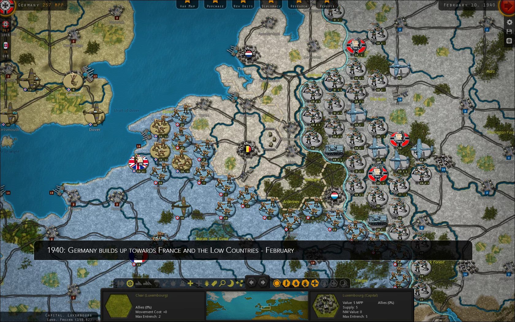 Изображение игры: Strategic Command WWII: War in Europe