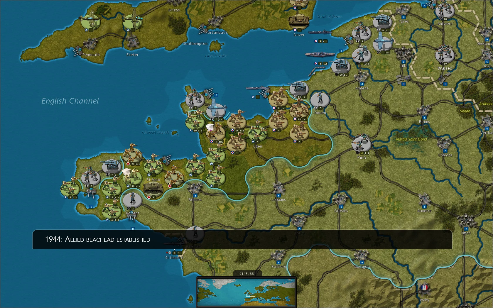 Изображение игры: Strategic Command WWII: War in Europe