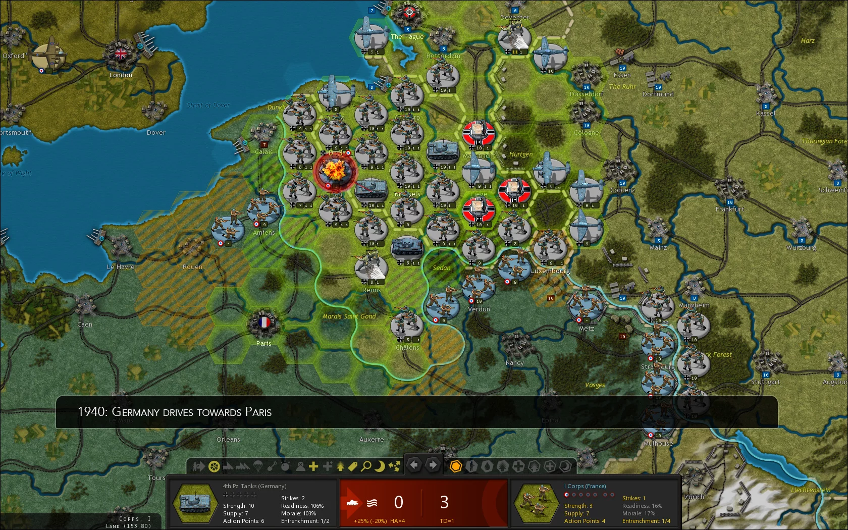Изображение игры: Strategic Command WWII: War in Europe