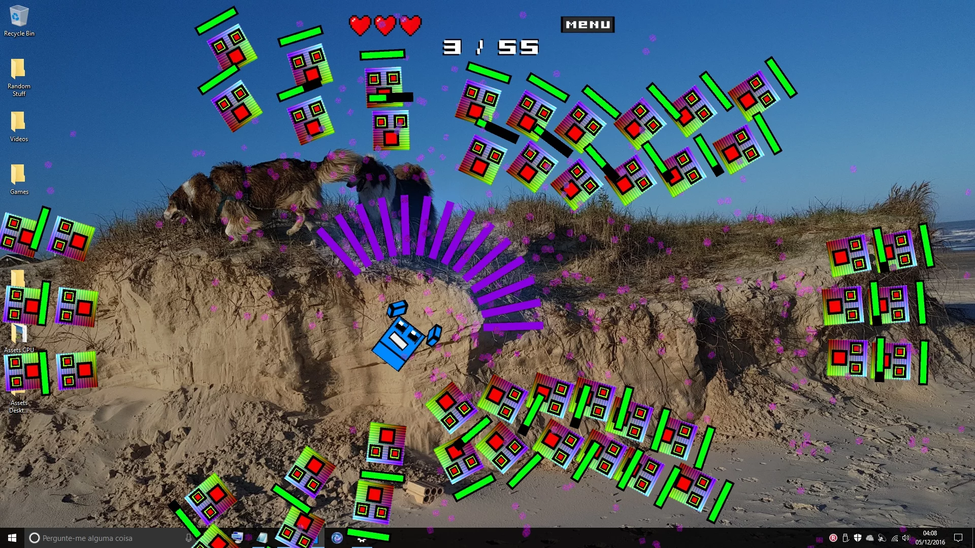 Изображение игры: CPU Invaders