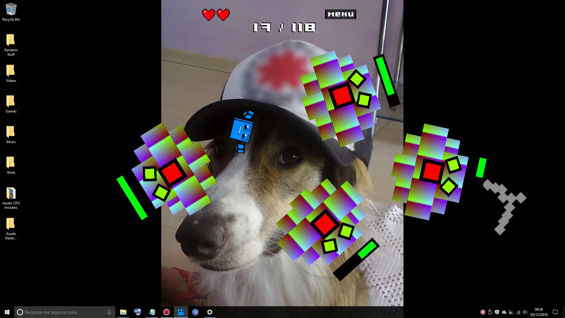 Изображение игры: CPU Invaders