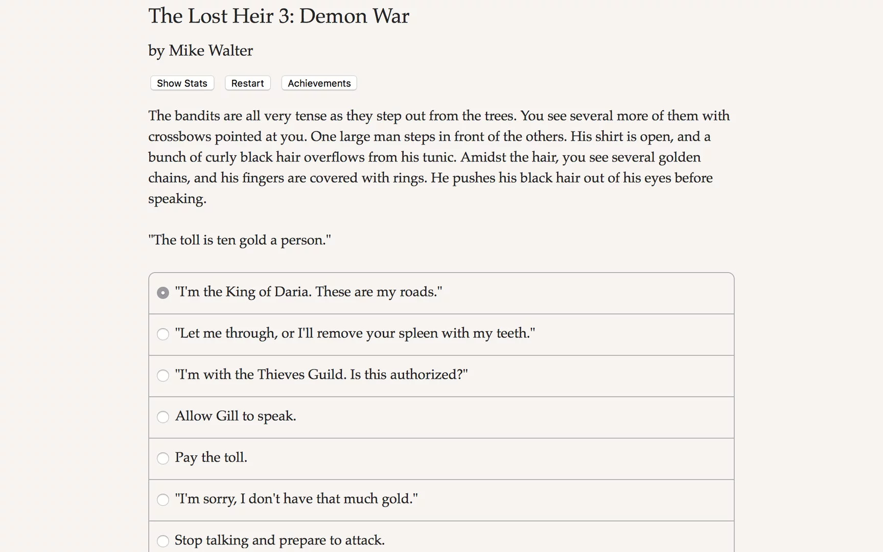 Изображение игры: The Lost Heir 3: Demon War