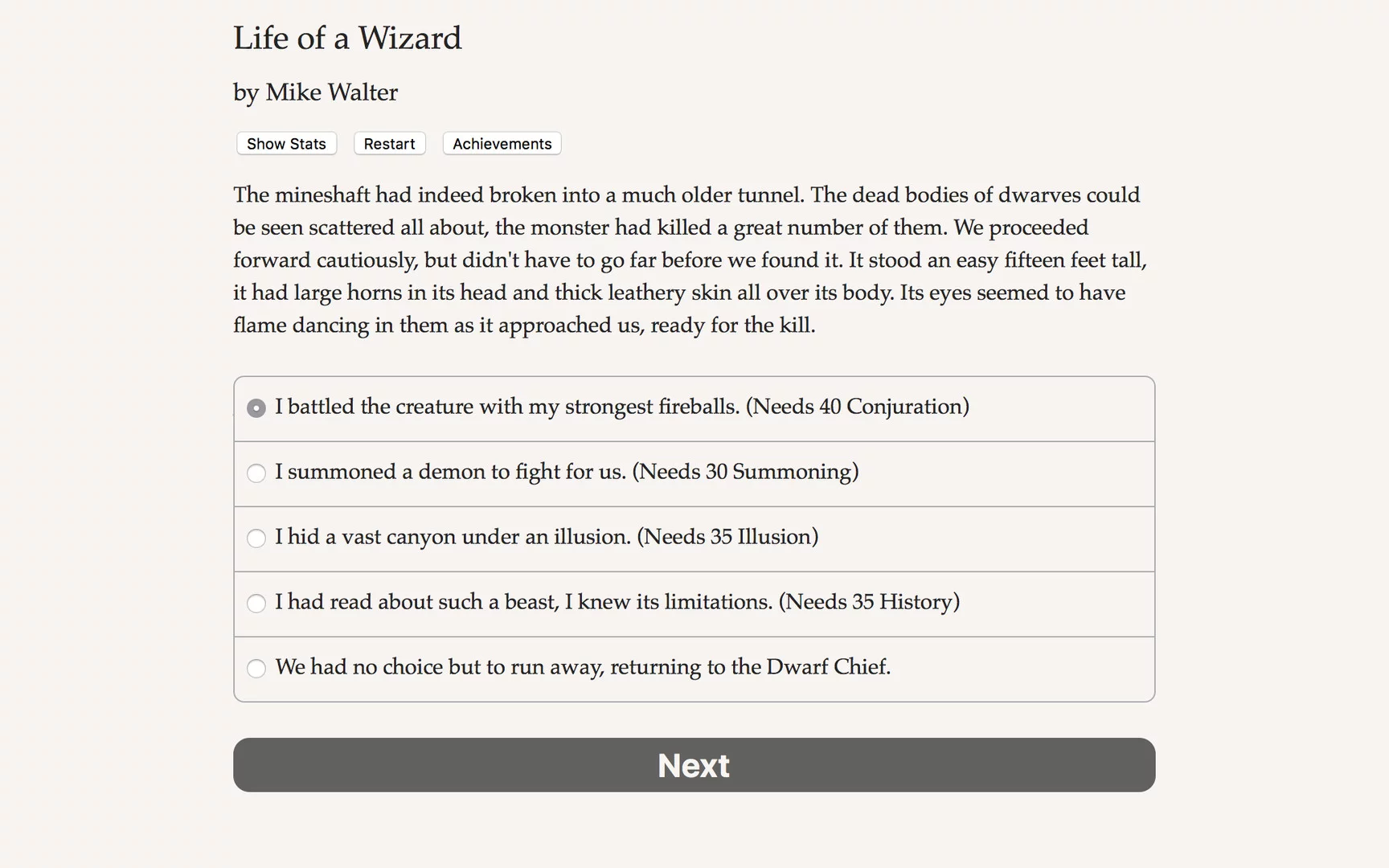 Изображение игры: Life of a Wizard