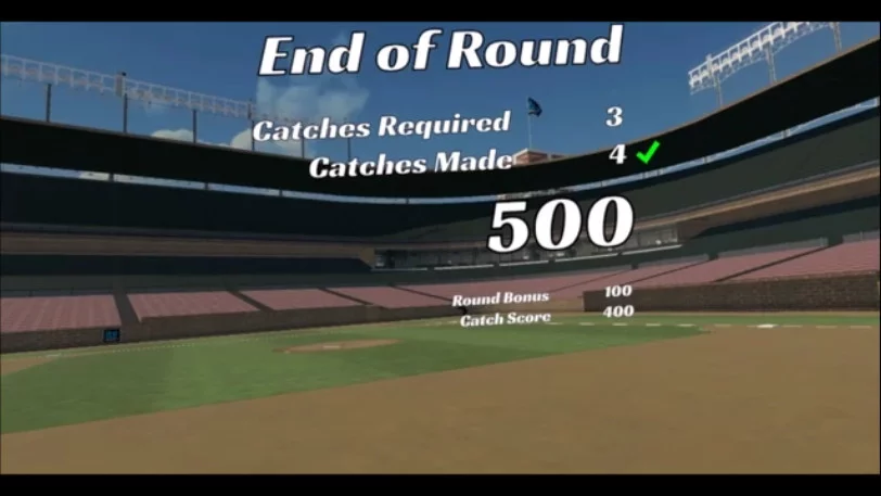 Изображение игры: All-Star Fielding Challenge VR