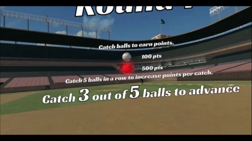 Изображение игры: All-Star Fielding Challenge VR