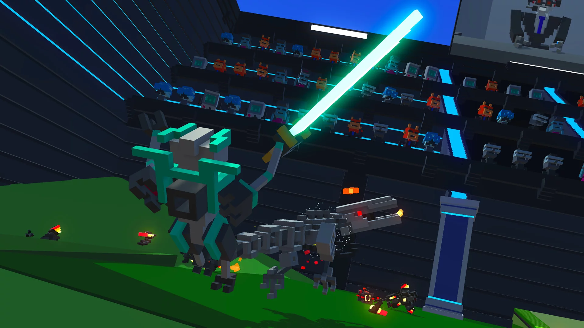 Изображение игры: Clone Drone in the Danger Zone