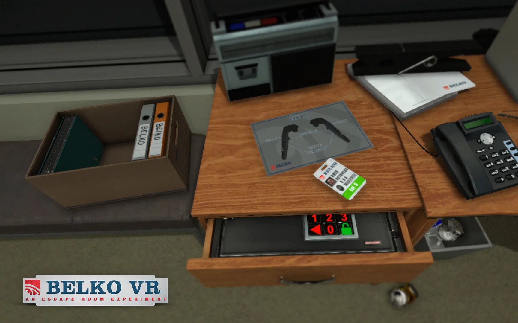 Изображение игры: Belko VR: An Escape Room Experiment