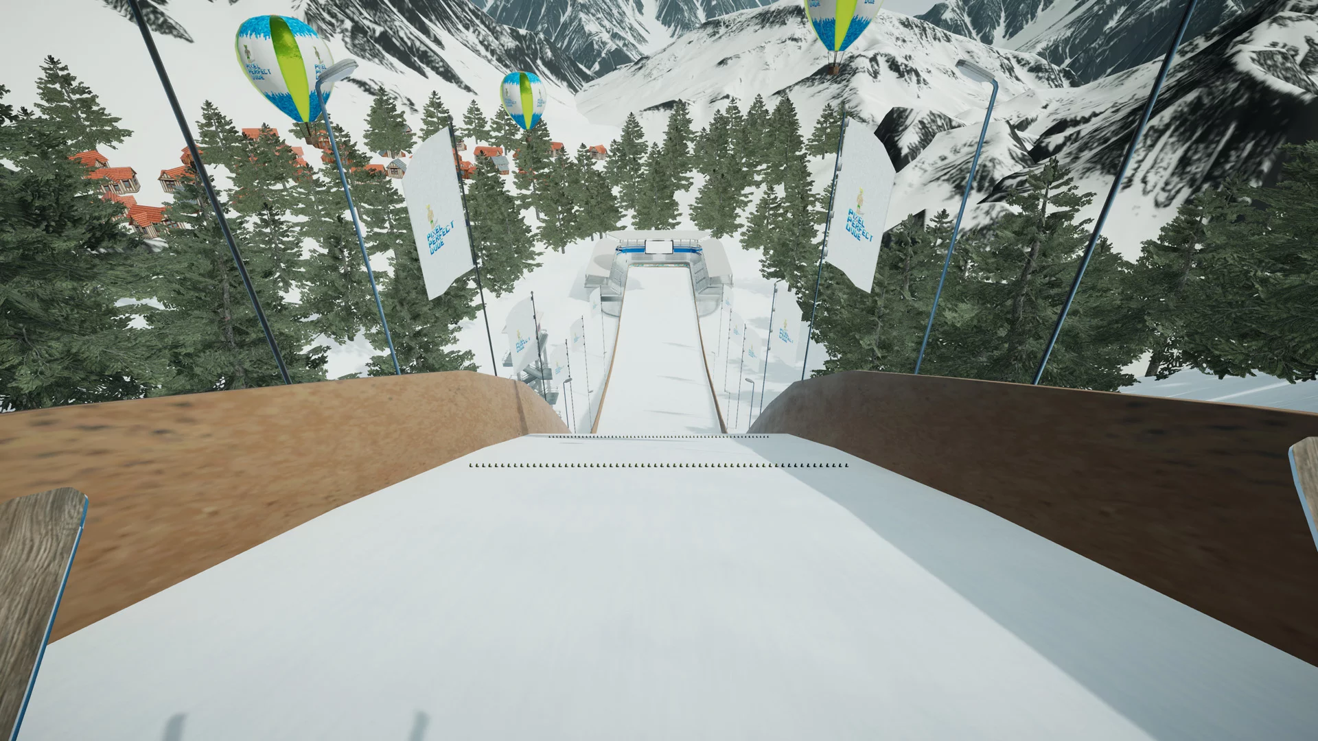 Изображение игры: Ski Jump VR