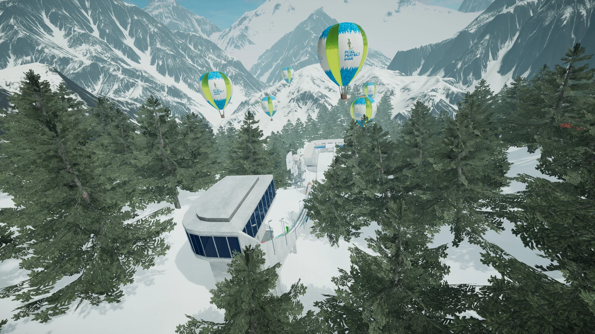 Изображение игры: Ski Jump VR