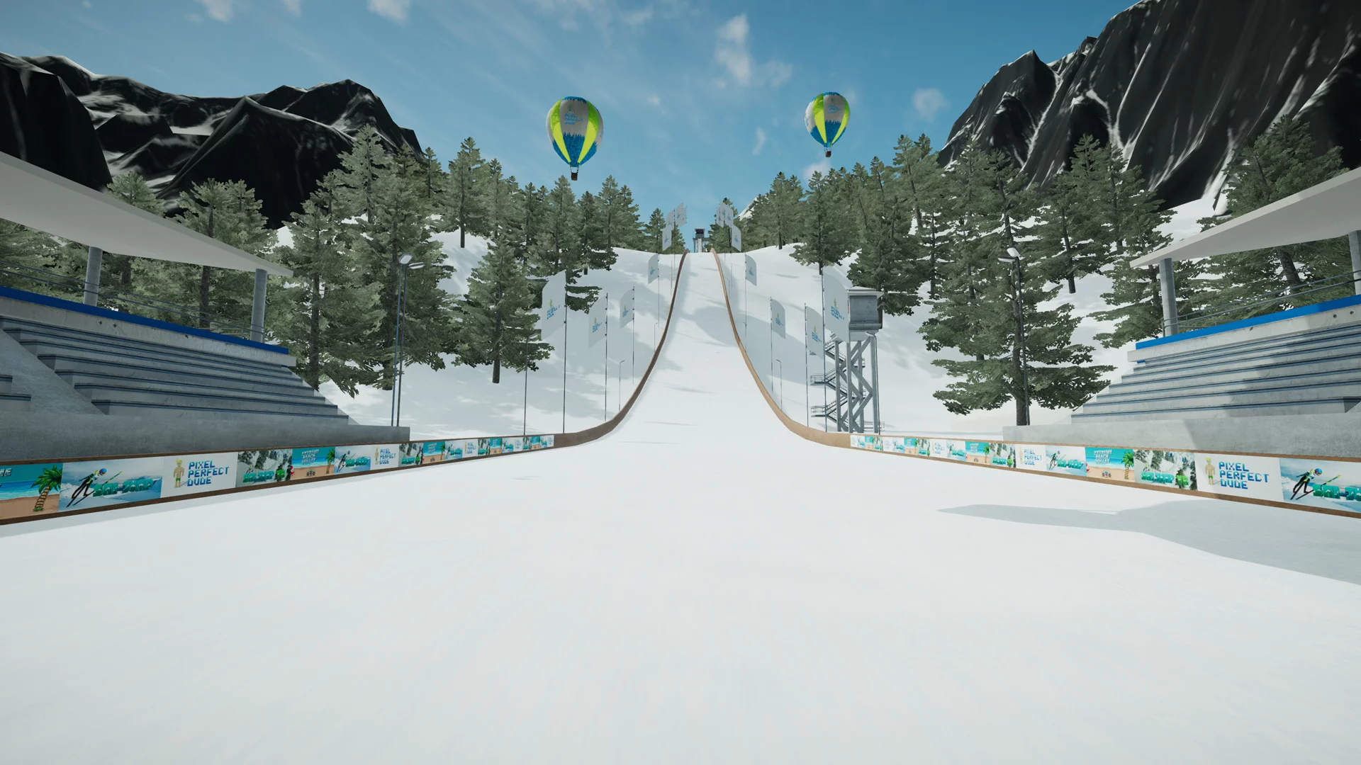 Изображение игры: Ski Jump VR