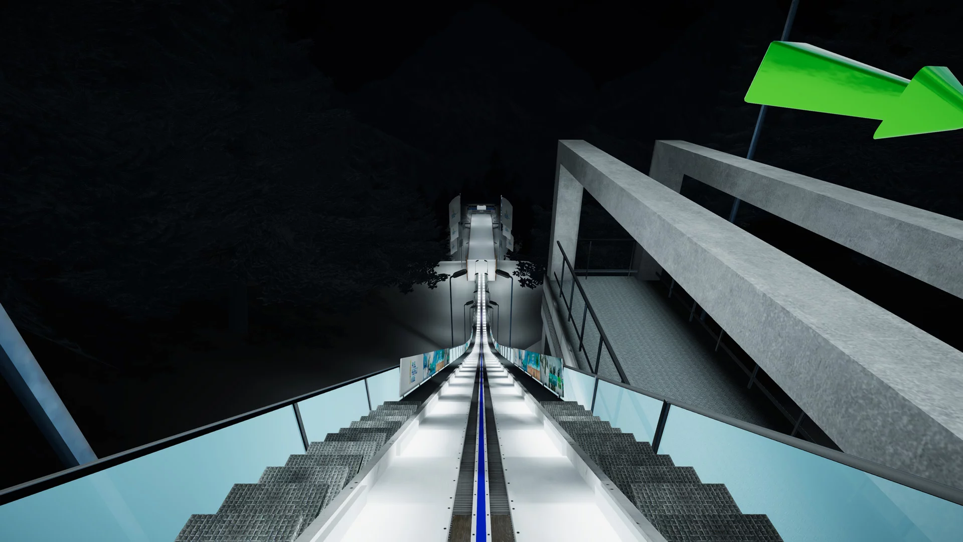 Изображение игры: Ski Jump VR