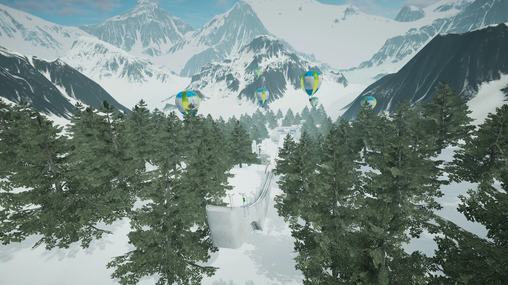 Изображение игры: Ski Jump VR