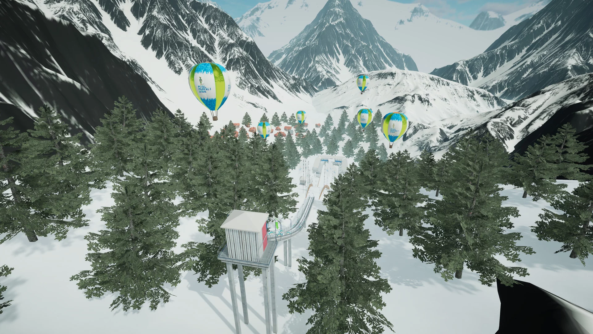 Изображение игры: Ski Jump VR