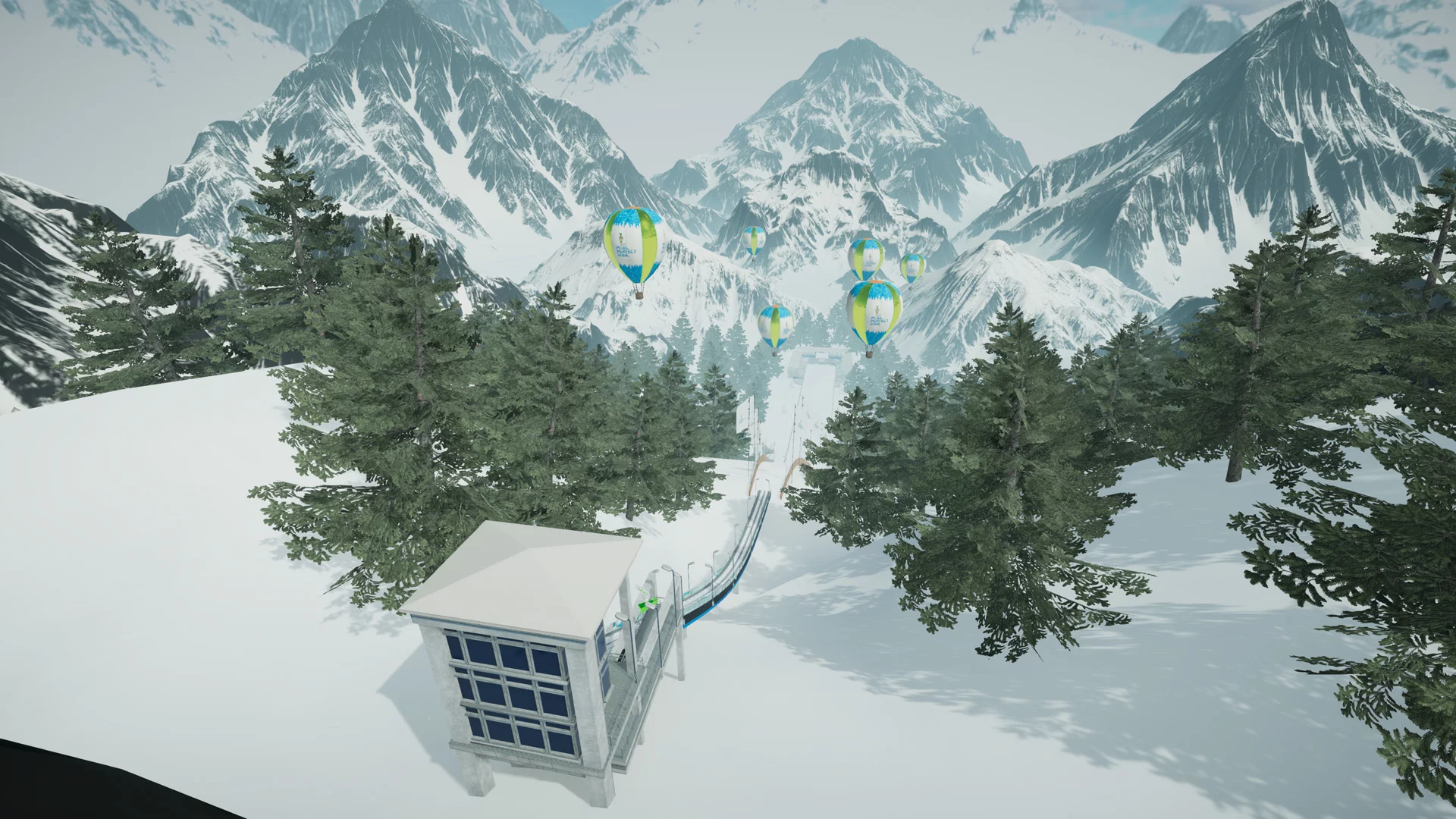Изображение игры: Ski Jump VR
