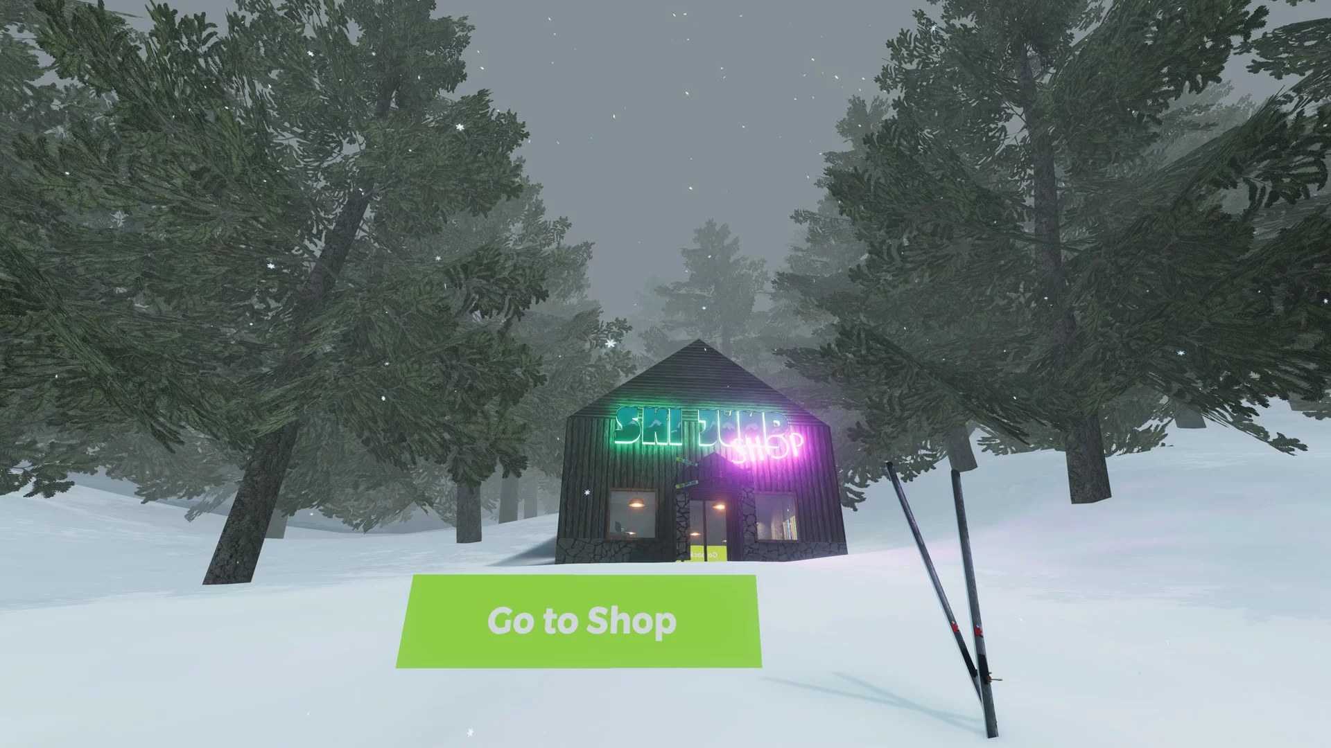 Изображение игры: Ski Jump VR