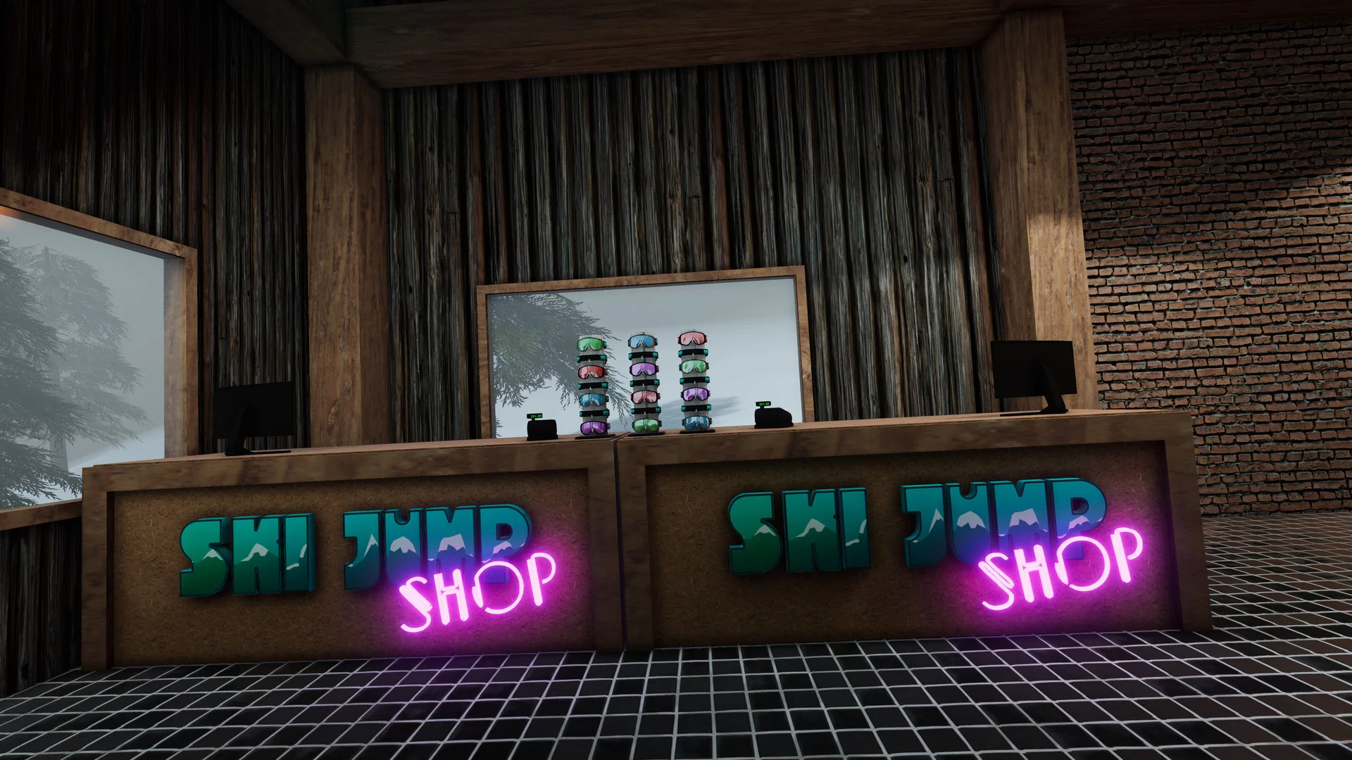 Изображение игры: Ski Jump VR