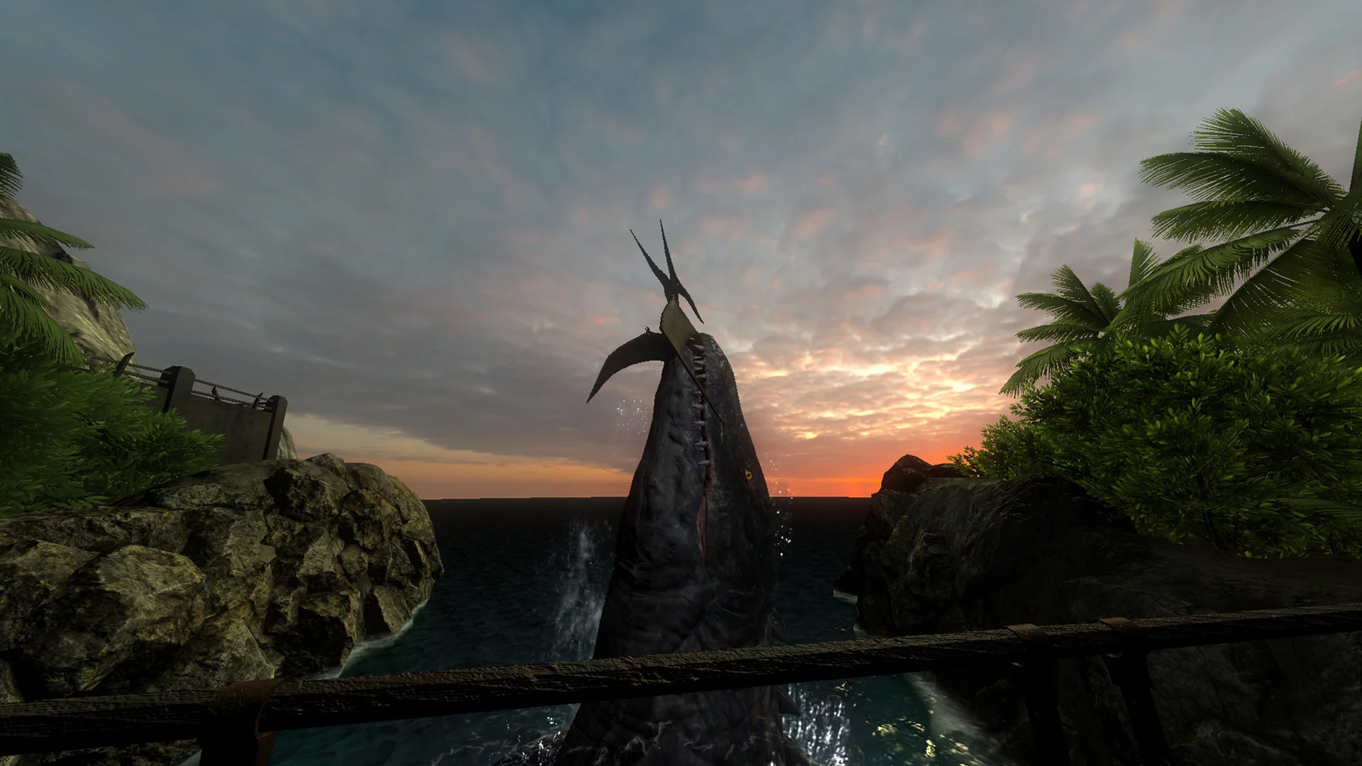 Изображение игры: Jungle Dino VR