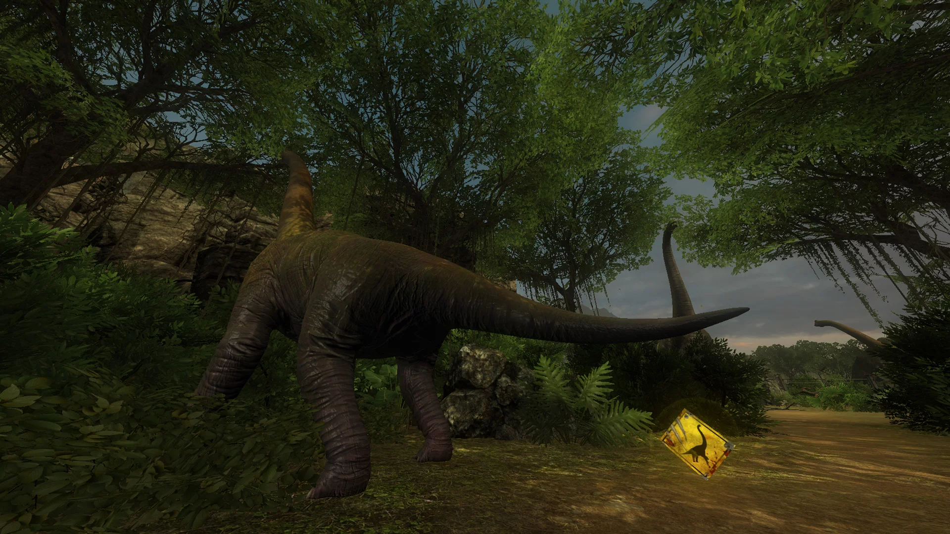 Изображение игры: Jungle Dino VR