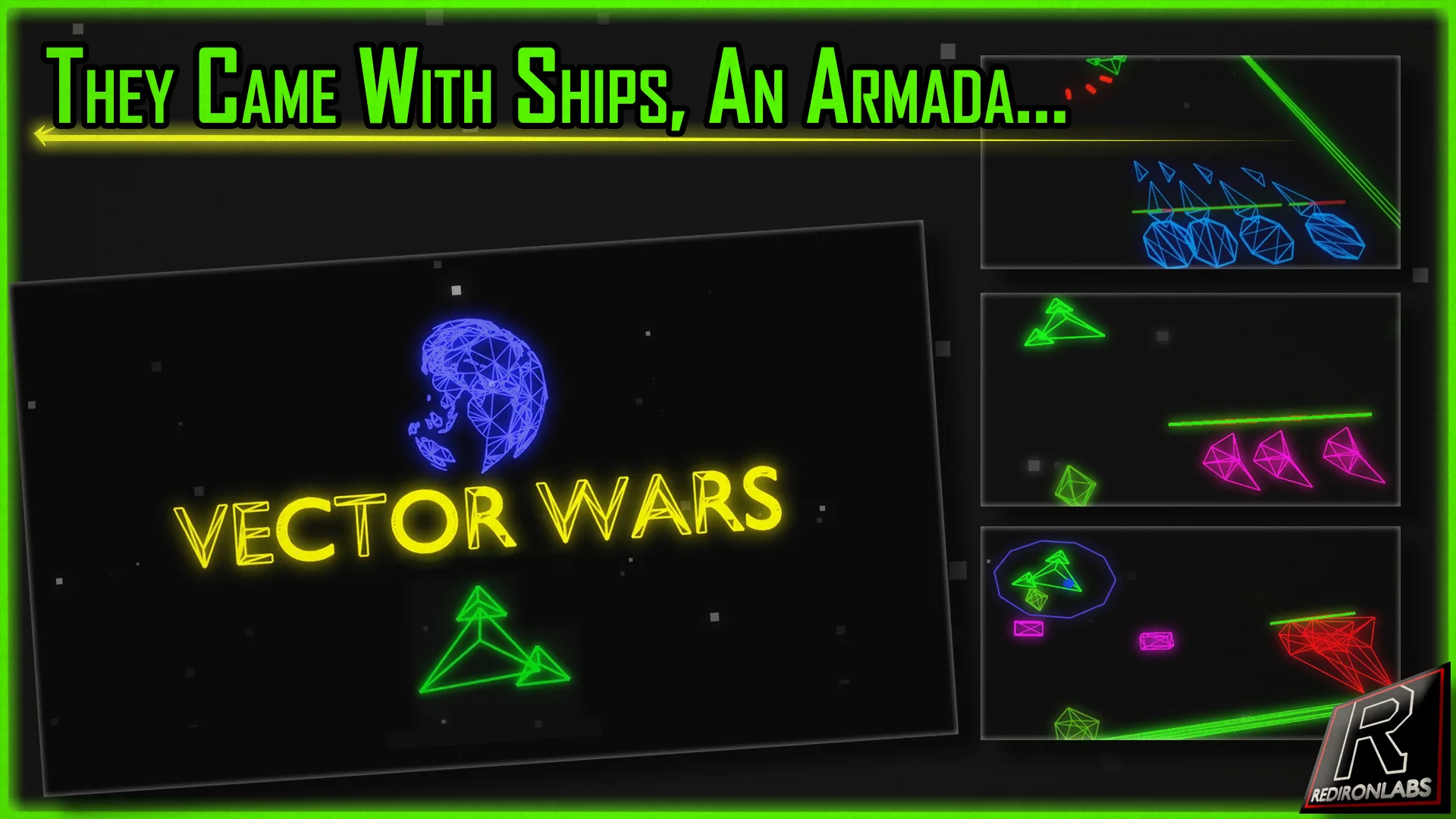 Изображение игры: VectorWars VR