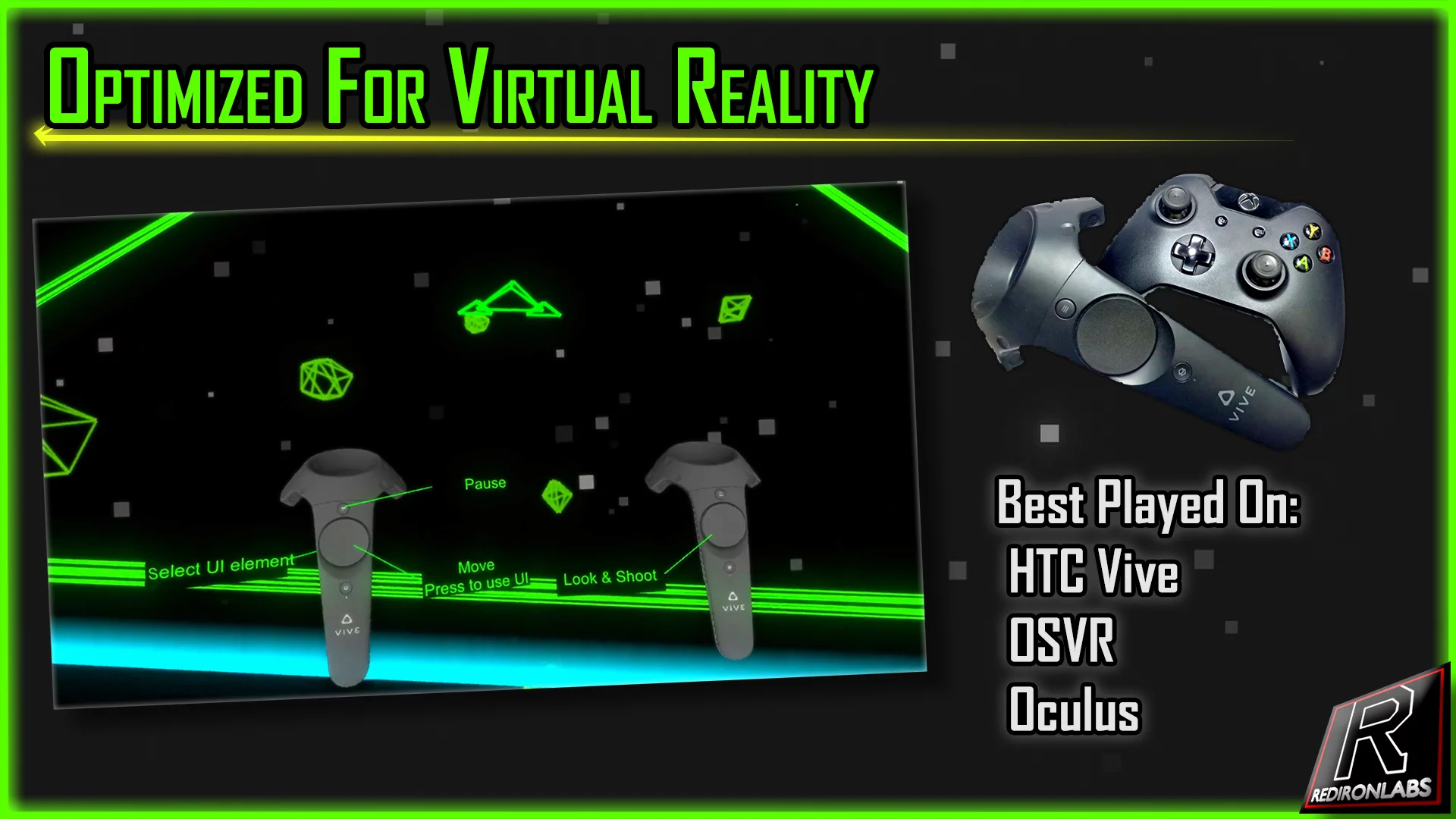 Изображение игры: VectorWars VR