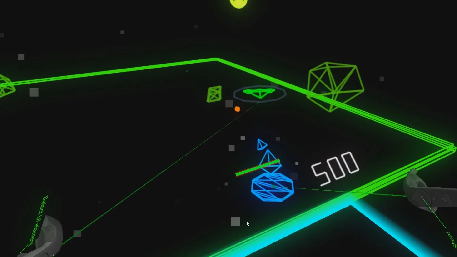 Изображение игры: VectorWars VR