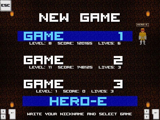 Изображение игры: HERO-E