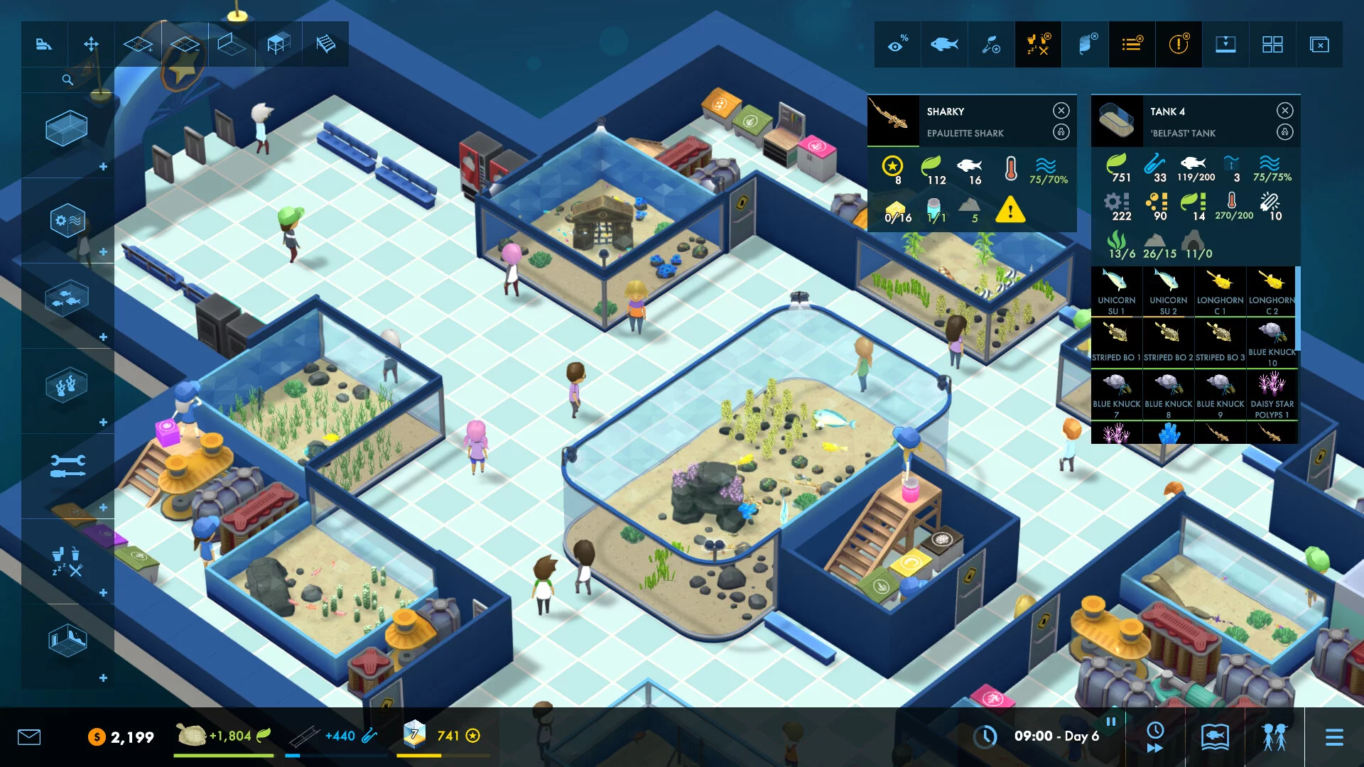 Изображение игры: Megaquarium