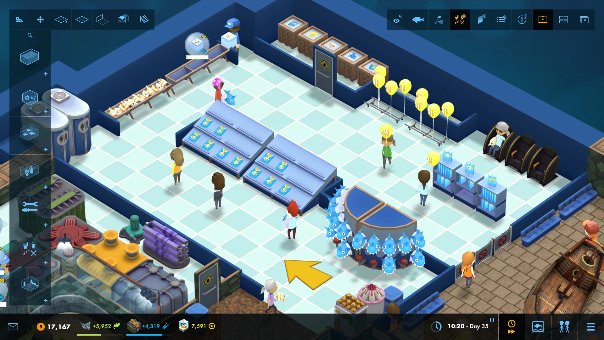 Изображение игры: Megaquarium