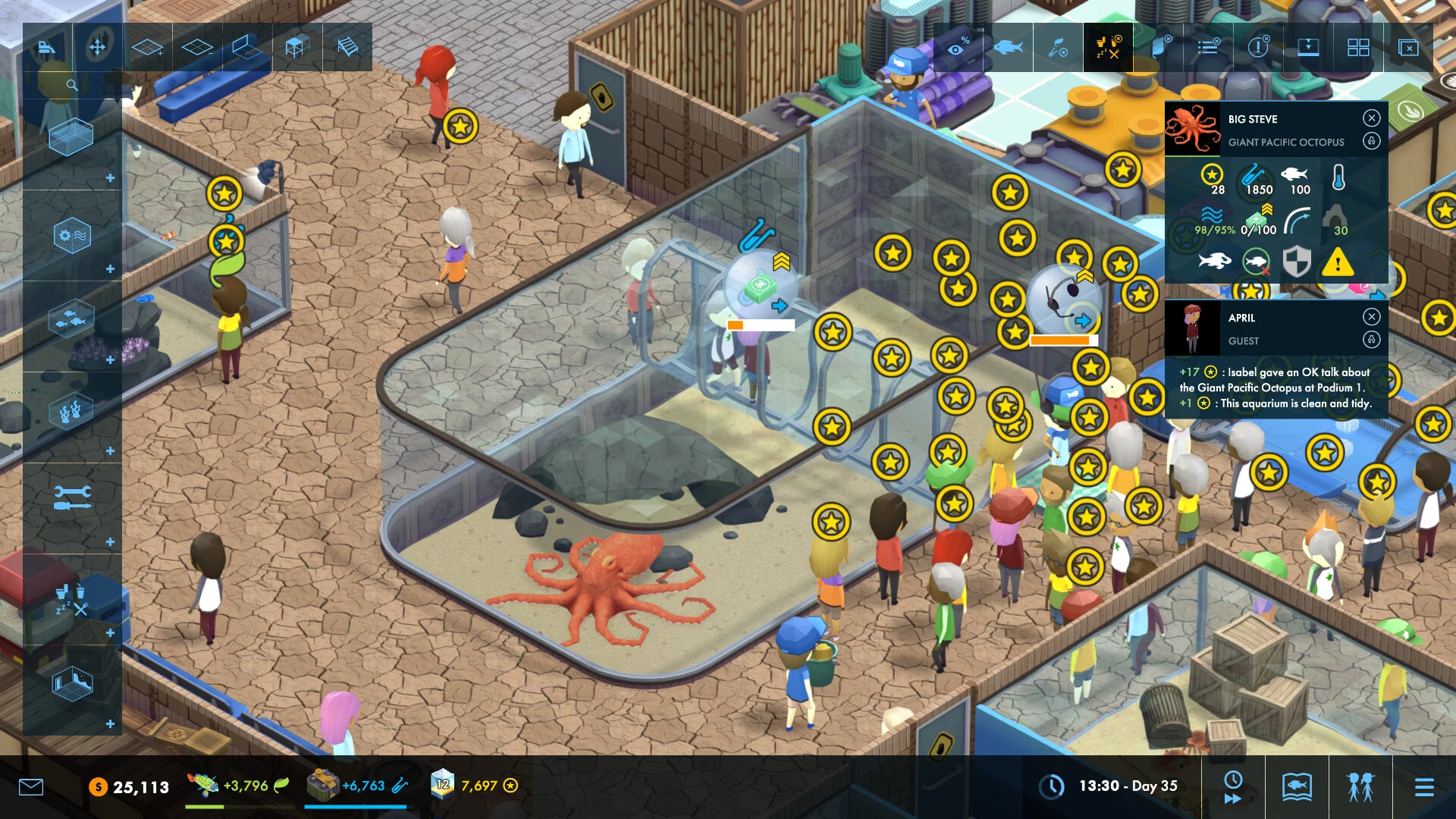 Изображение игры: Megaquarium