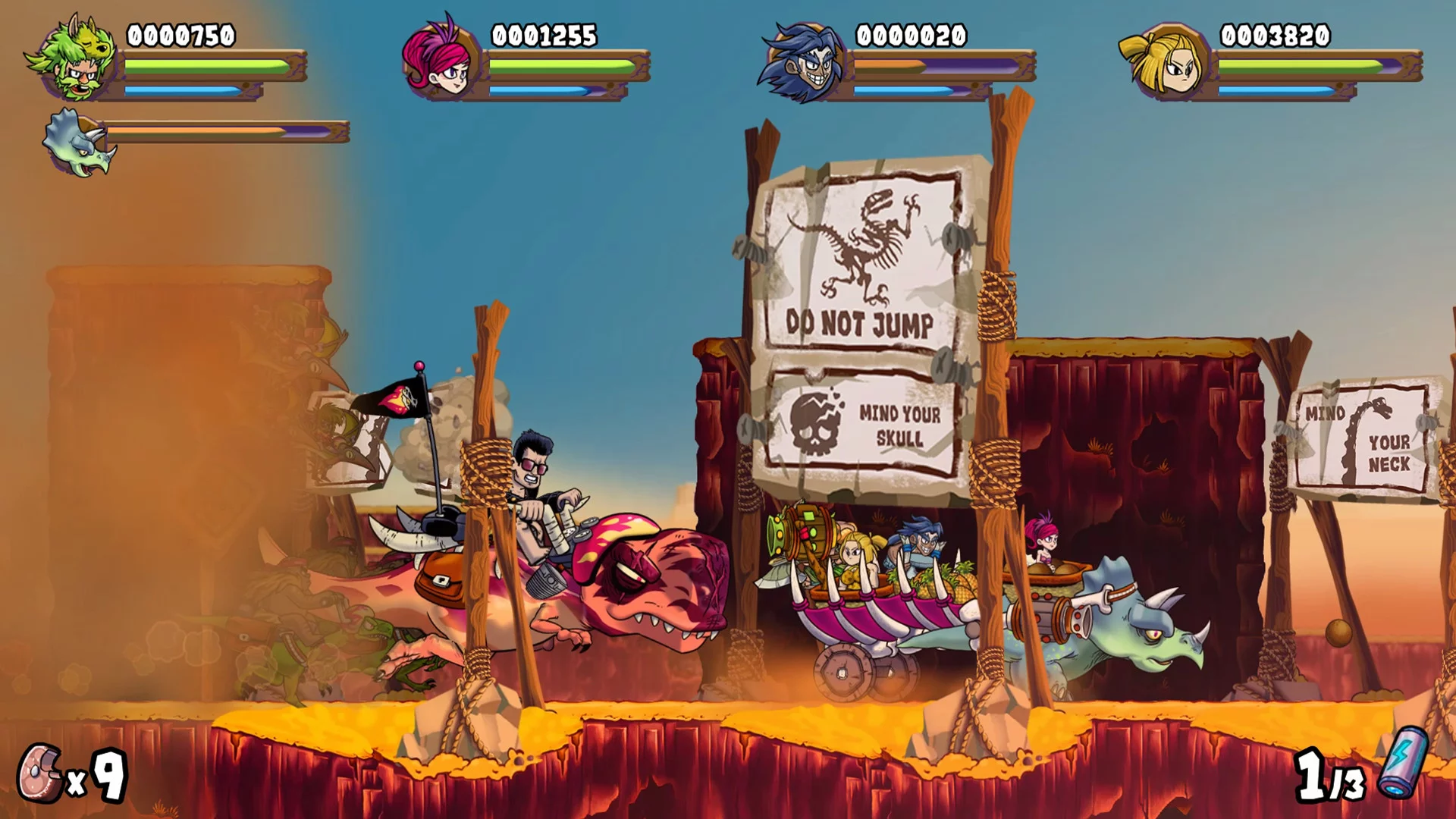 Изображение игры: Caveman Warriors
