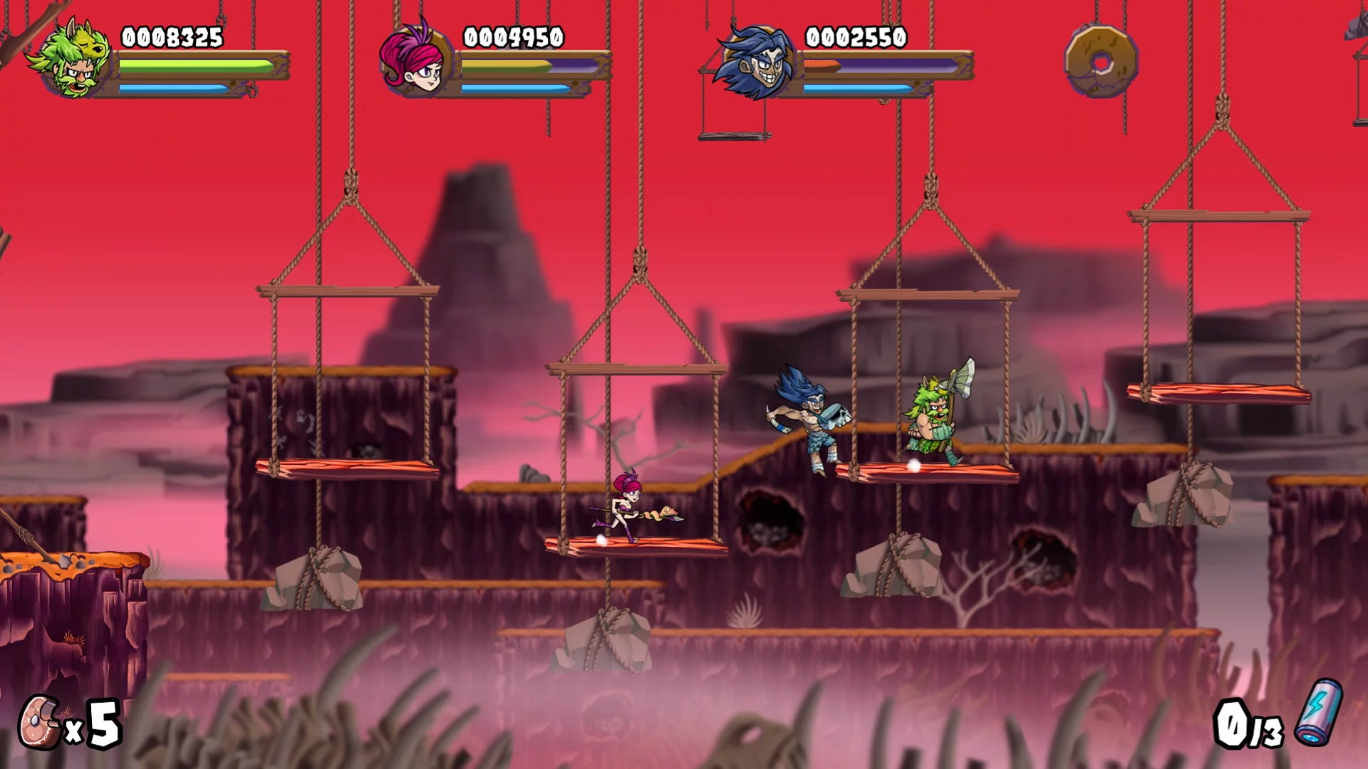 Изображение игры: Caveman Warriors