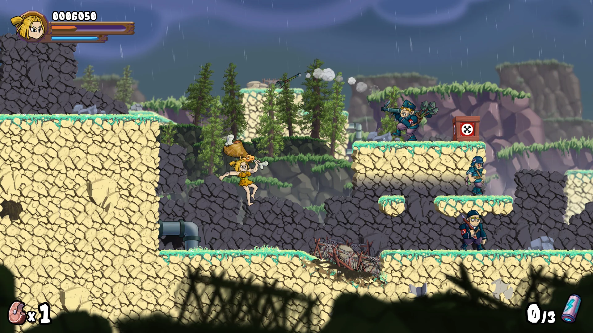 Изображение игры: Caveman Warriors